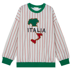 Italy Striped Vintage Sweatshirt