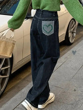 Boyfriendjeans mit Patch auf der Rückseite