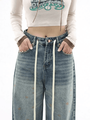 90s Splash Boyfriend Jeans
