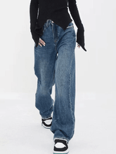 Classic Contrast Boyfriend Jeans