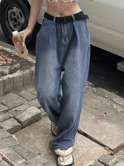 Y2K faded boyfriend jeans