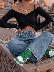 Boyfriendjeans in heller Waschung