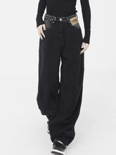 Washed Retro Black Boyfriend Jeans