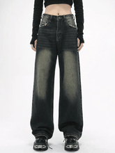 Vaqueros boyfriend vintage con bordes deshilachados