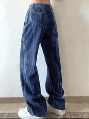 Vintage tie-dye boyfriend jeans