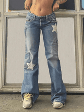 Distressed Vintage Star Cargo Jeans