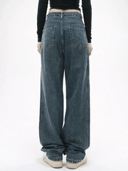 Vaqueros cargo de pierna recta vintage de los años 90