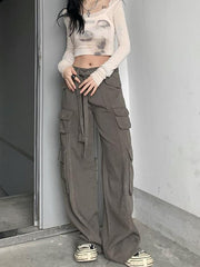 Vintage cargo jeans with pockets