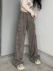 Vintage cargo jeans with pockets