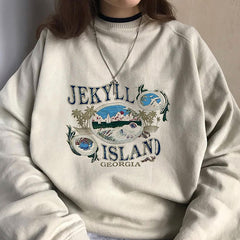 Jekyll Island Zipped Hoodie