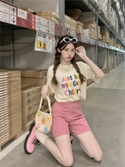 Sei einfach mein Mädchen Kirsche T-Shirt