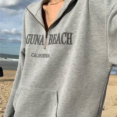 Laguna Beach Sweatshirt mit Reißverschluss