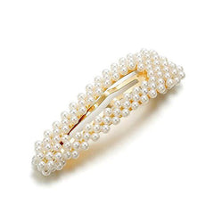 Pinzas para el cabello con broches de perla grandes