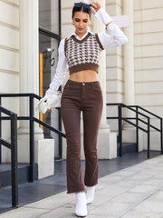 Kurze Pullunderweste Light Academia