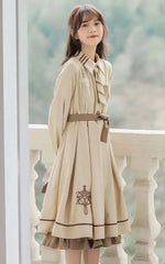 Light Academia Uniform-Midikleid