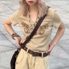 Like It's 2007 Geripptes Top