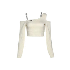 Langärmliges Kettentop