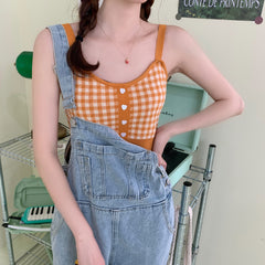 Love Addiction – Kariertes Oberteil