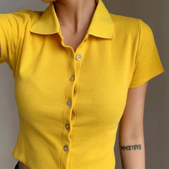 Geripptes T-Shirt „Love Affair“