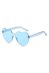 Heart frame sunglasses