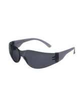 Clear wraparound sunglasses