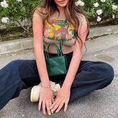 Zauberpilze Crop Top