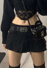 Mini-Skaterrock aus Denim