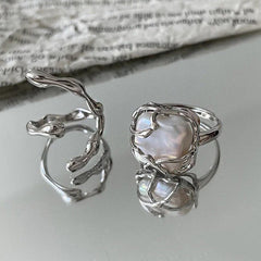 Minimalistisches ästhetisches Ringset