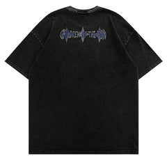 T-Shirt aus verspiegelter Baumwolle