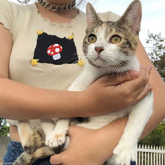 Pilz Retro Ästhetisches T-Shirt