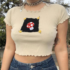 Pilz Retro Ästhetisches T-Shirt