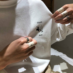 Stummes Langarm-T-Shirt