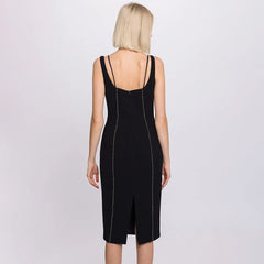 Bow Suspenders Bandage One Piece Dress Girls Diamond Mesh Floral Dress