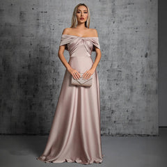 Off Shoulder Cocktail Party Christmas Party Dress