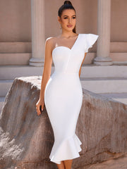 Vestido ajustado, vestido de vendaje, elegante vestido de noche, vestido de vendaje