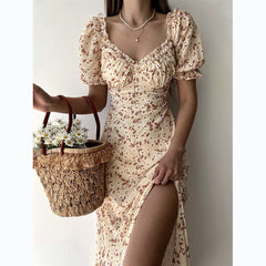 Fresh Sweet Floral Lace Dress