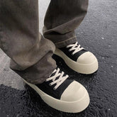 Breathable Thick-Soled Commuter Leather Shoes