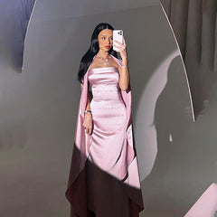 Fall Type Hip Socialite Elegant Slim Fit Dress Tube Top