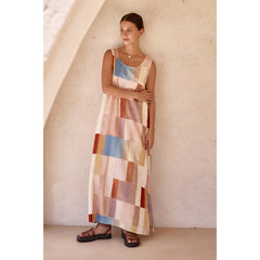 Suspender SlitDress Casual Loose Vacation Dress