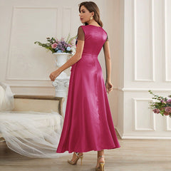 Lace Lined Sling High Waist Embroidery Large Swing Dress