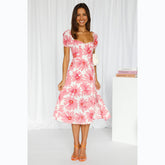 Floral Printing Fresh Dress