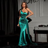 Tube Top Backless Slim Fit off Neck Sleeveless Long Evening Dress