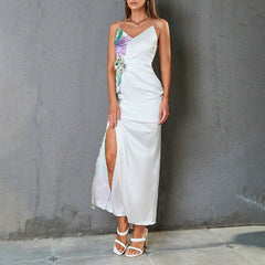 Vestido camisola informal para vacaciones en la playa, vestido estampado