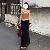 Solid Color Slim Street Tank Top