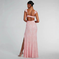 Sequined Dress All Matching Maxi Dress