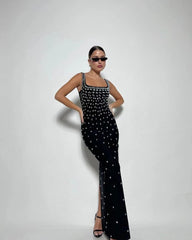 Slim Rhinestone Bandage Dress Luxury Party Bandage Dress