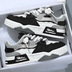 Skateboard Shoes Non Slip Durable Lace Up Sneakers