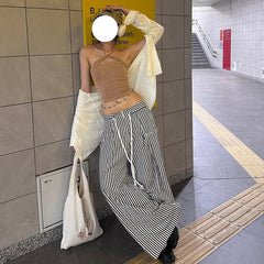 Solid Color Slim Street Tank Top