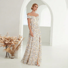 Dress Cocktail High End Affordable Luxury Small Welcome Toast Dress Floral Engagement Dress Party Dress