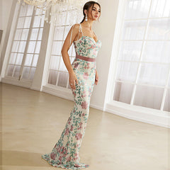 Elegantes, paillettenbesetztes Cocktailkleid mit U-Boot-Ausschnitt und Meerjungfrauenschnitt, Brautjungfernkleid, Abendkleid